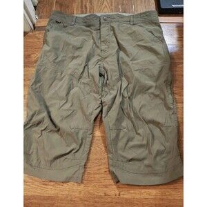 Mens KÜHL Renegade KRUX Shorts Khaki Gray Hiking Camping Size 40x18